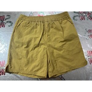 Mens Swim Trunks Standard Cloth Size M Yellow